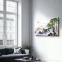 Wallity Pintura Decorativa de Vidrio Templado Multicolor 35 x 55 cm